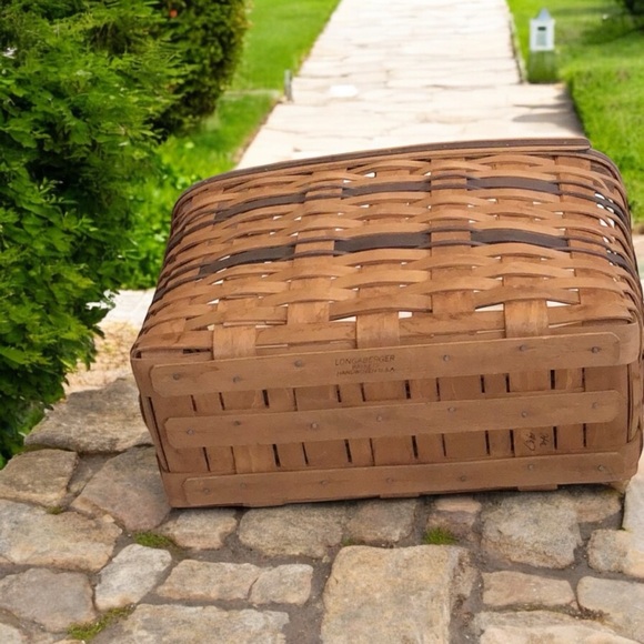 RARE HTF Longaberger 1987 Bread & Milk J W Basket Vintage ~ EUC - Picture 6 of 12